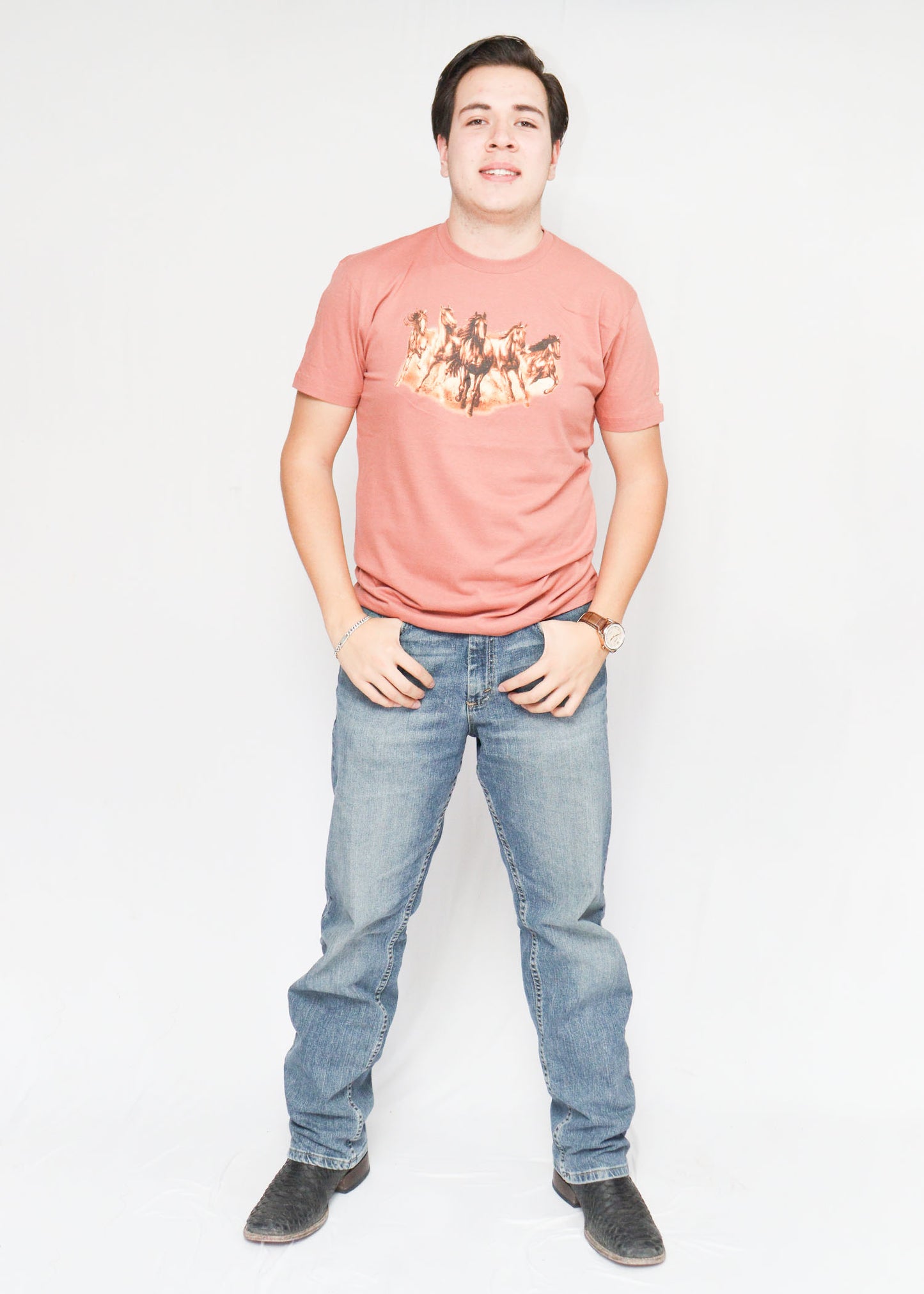 Playera caballos manada